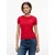 Tommy Jeans Majica ESS  rdeča / bela