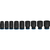 Bosch Set kovanih nasadnih ključeva 6 - 14mm, 1/4, 9 delova, PRO Impact Socket 2608003034