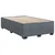 Vidaxl Box spring postelja z vzmetnico temno siva 120x200 cm žamet