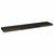 Plutajuće zidne police 2 kom crne 120 x 23,5 x 3,8 cm MDF