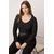 Trendyol Curve Ženska bluza Tbbaw26Af00034, Crna