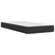 Vidaxl Box spring postelja z vzmetnico črna 90x190 cm umetno usnje