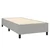 Box spring krevet s madracem svjetlosivi 90x190 cm od tkanine