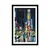 Plakat s paspartujem barviti New York - 40x60 silver