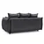 ATELIER DEL SOFA Trosed Puffy Anthracite