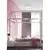 LED prigušiva svetiljka GALAXY KIDS LED/24W/230V sa zvezdicama roze/bela + daljinski upravljač