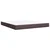 Vidaxl Box spring postelja z vzmetnico temno rjava 180x200 cm blago