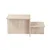 Hanah Home Klub sto Harmony, 80x40x40cm, Bež