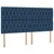Krevet s od storage s uzglavljem Plava 200 x 200 cm Tkanina