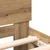 Vidaxl Konstrukcija postelje Umetni hrast 203 x 185 x 70 cm