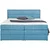 Esposa BOXSPRING POSTELJA 200 cm x 200 cm , tekstil modra