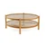 Hanah Home klub sto Magnum 110, 110 cm, hrast / beli mermer