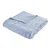Modra pletena odeja 150x200 cm Cable Knit – Bianca