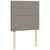 Vidaxl Box spring postelja z vzmetnico taupe 100x200 cm blago