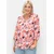 SHEEGO Bluza temno modra/oranžna/rosé/bela
