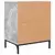 Noćni ormar 2 pcs Beton siva 49 x 36 x 61 cm Konstruirano drvo