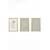 WALLXPERT Set 3 dekorativne slike Artsycllct13