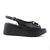 Mona Shoes Ženske sandale, Soft uložak, Kožne, Crne