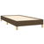 vidaXL Posteljni okvir temno rjav 80x200 cm blago