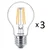 Philips Paket 3 LED E27 Normal Clear 40W 470lm