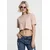 Womens Short Oversized T-Shirt Light Roses