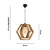 Opviq Luster Dualhex Glass, Crni