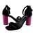 Mona Shoes Ženske sandale, Crne