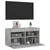 TV ormarić s LED svjetlima siva boja betona 80x30x40 cm