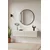 Hanah Home komoda Zeynep 120, 120 cm, bela / travertin
