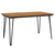 Vrtni stol s U-nogama 140 x 80 x 75 cm od masivnog drva bagrema