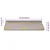 Vidaxl Samolepilne preproge za stopnice sisal 30 kosov 65x21x4 srebrne