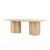 Venture Design Jedilna miza Olivia 100x210 cm naravna