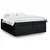 vidaXL vidaXL Box spring postelja z vzmetnico črn 200x200 cm blago, (21307518)