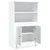 Visoka komoda bijela 60 x 35,5 x 103,5 cm od konstruiranog drva