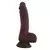 Dildo Peotillomania, 19.5cm, Braon