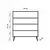 Hanah Home Komoda Multilux 95x111x36cm Hrast
