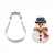 Cookie cutter, snowman-shaped, 6 cm - Westmark