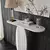Hanah Home Komoda Ellittica 100x81x30cm Bela