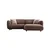 Atelier del Sofa Ugaona garnitura Pavia, 250x170x90 cm, Braon