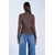 Trend Alacati Stili Ženska bluza Alc-X15155, Braon