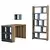 Hanah home Polica 120x75x65cm Orah