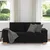 Vidaxl Dvosed črne barve 180x77x82 cm blago
