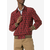 Fendi-FF print zip-up shirt jacket-men-Red