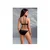 Mirella set with open bra – black