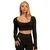 BeastPink Women‘s Sense Crop Top Black