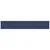 vidaXL Stenska glavna postelja 12 pcs Modra 90 x 15 cm blago