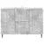 Kreveta Betonska siva 89 x 34,5 x 62 cm Konstruirano drvo