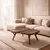 Hanah Home klub sto Sofya 102, 102 cm, orah