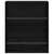 Polica za časopise s policom 2 pcs Crni hrast 60 x 12 x 70 cm