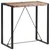 Barski stol od masivnog obnovljenog drva 110 x 60 x 110 cm